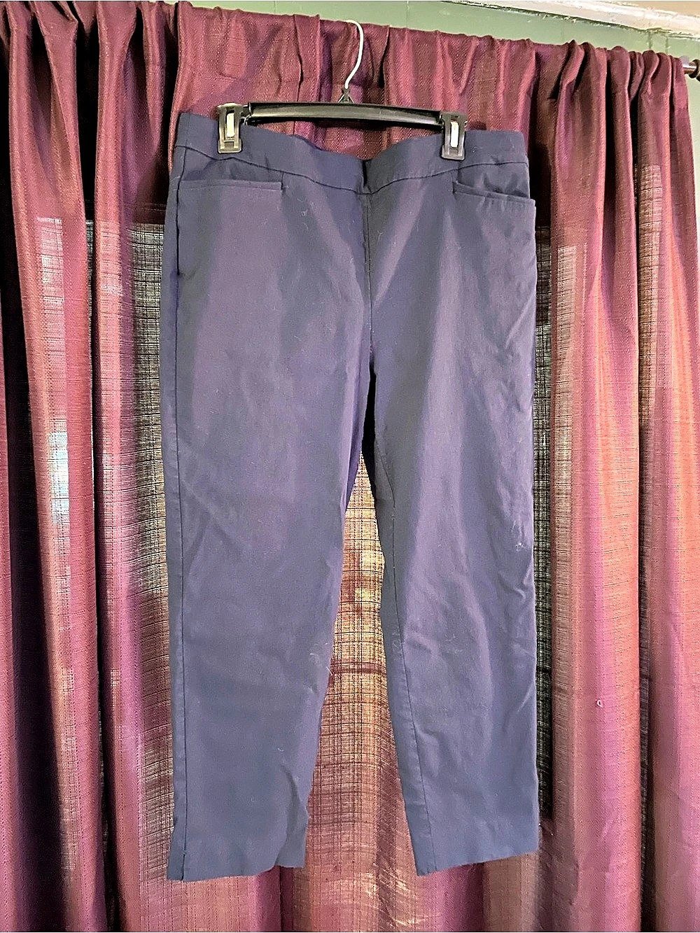 Chico's So Slimming Brigitte Slim Ankle Pants Purple